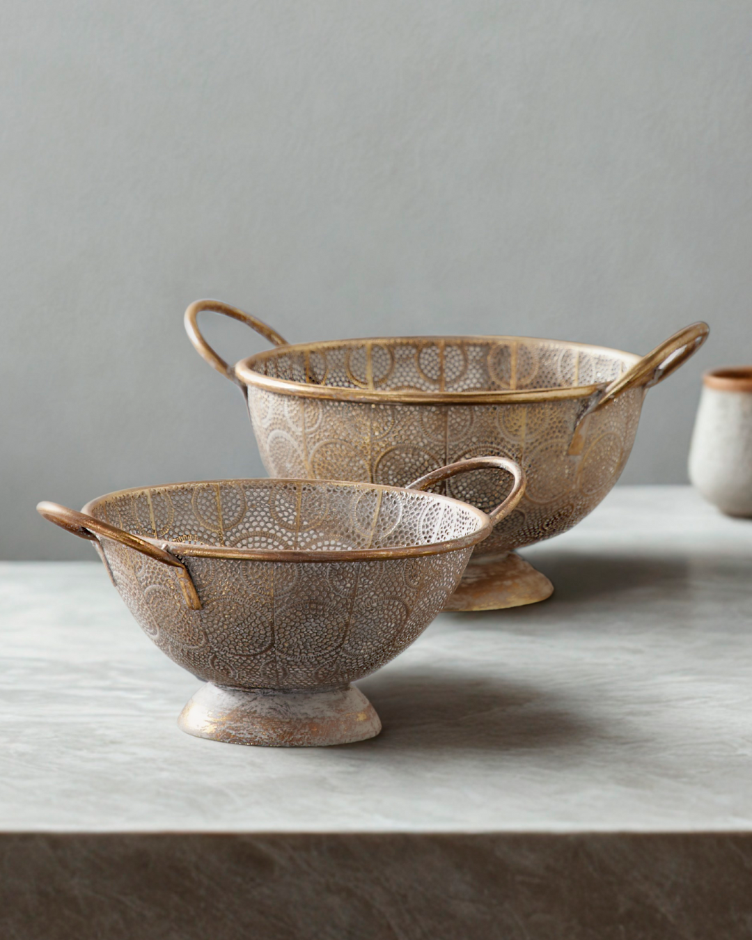 BOWL METAL GOLD