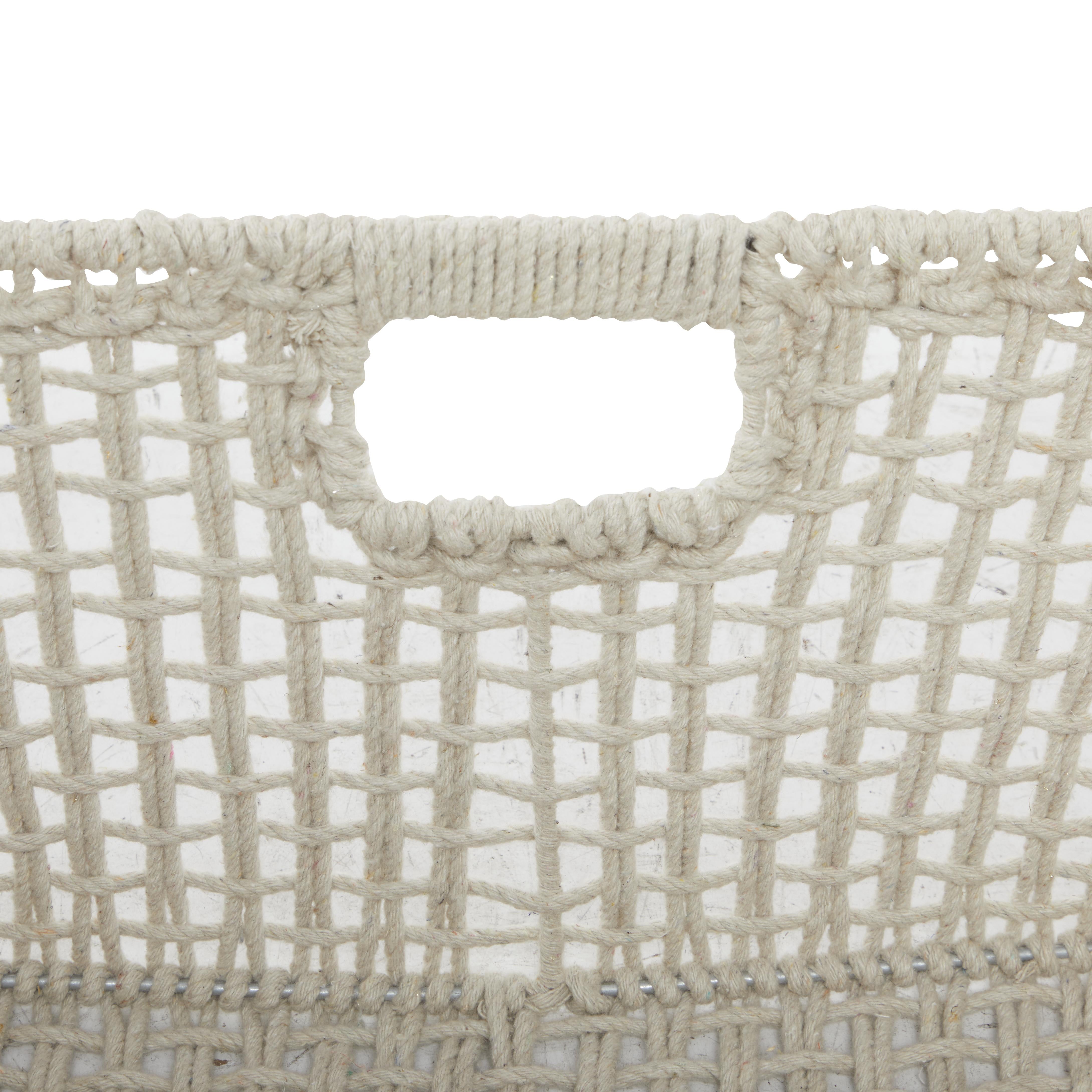 CESTA CUADRADA BLANCA