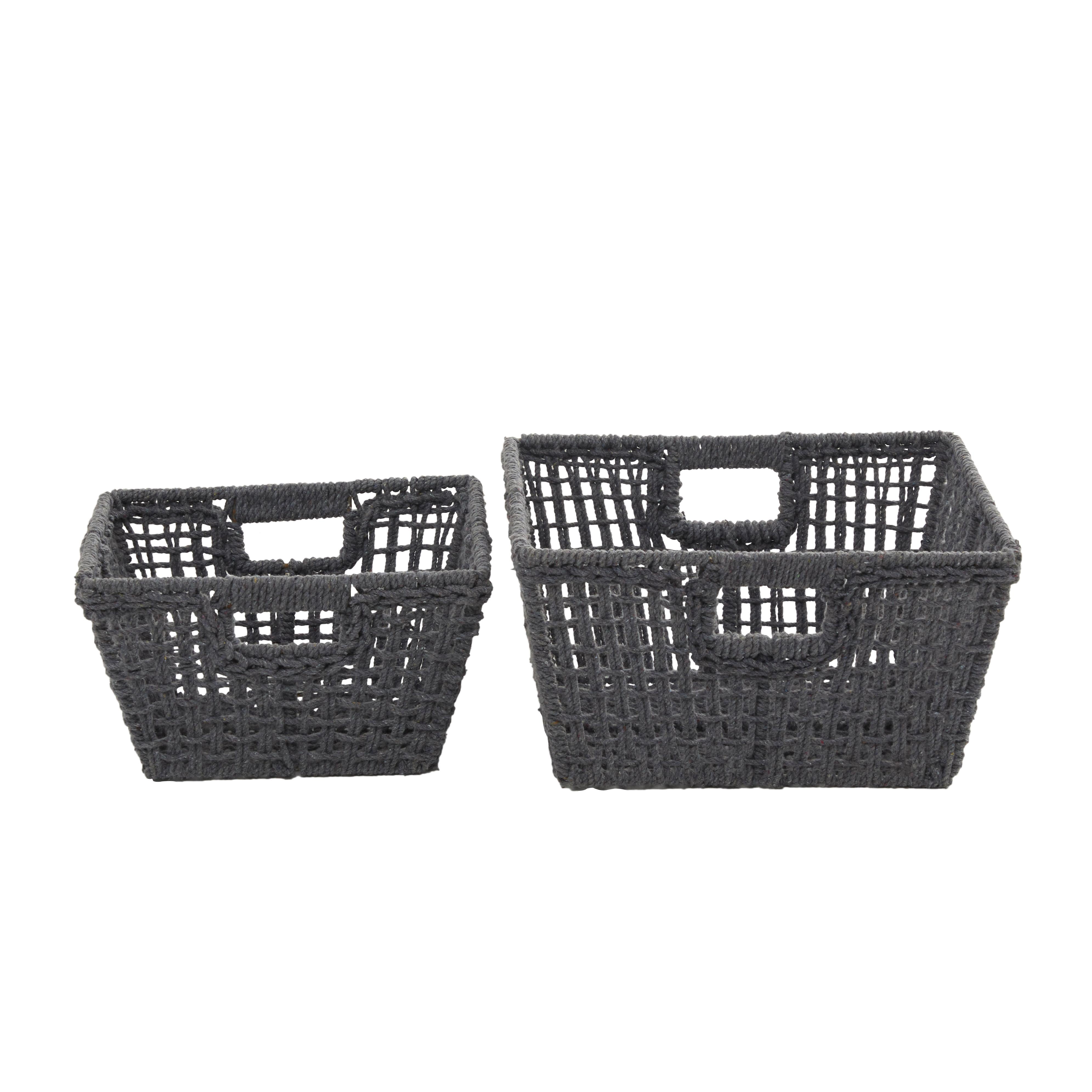 CESTA CUADRADA NEGRA