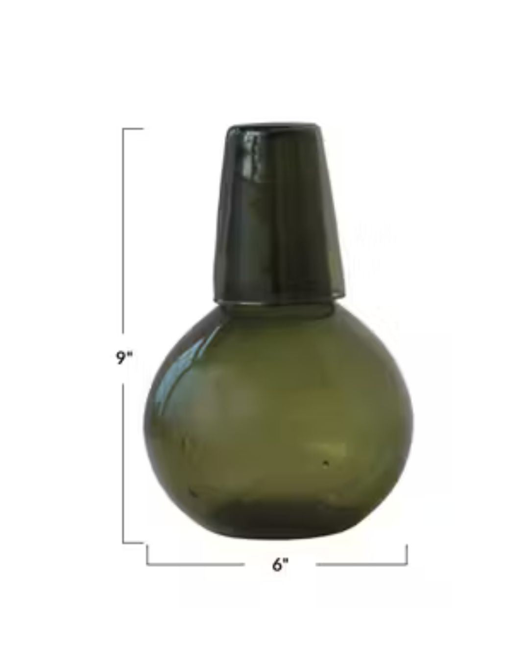 JARRA DE NOCHE VERDE