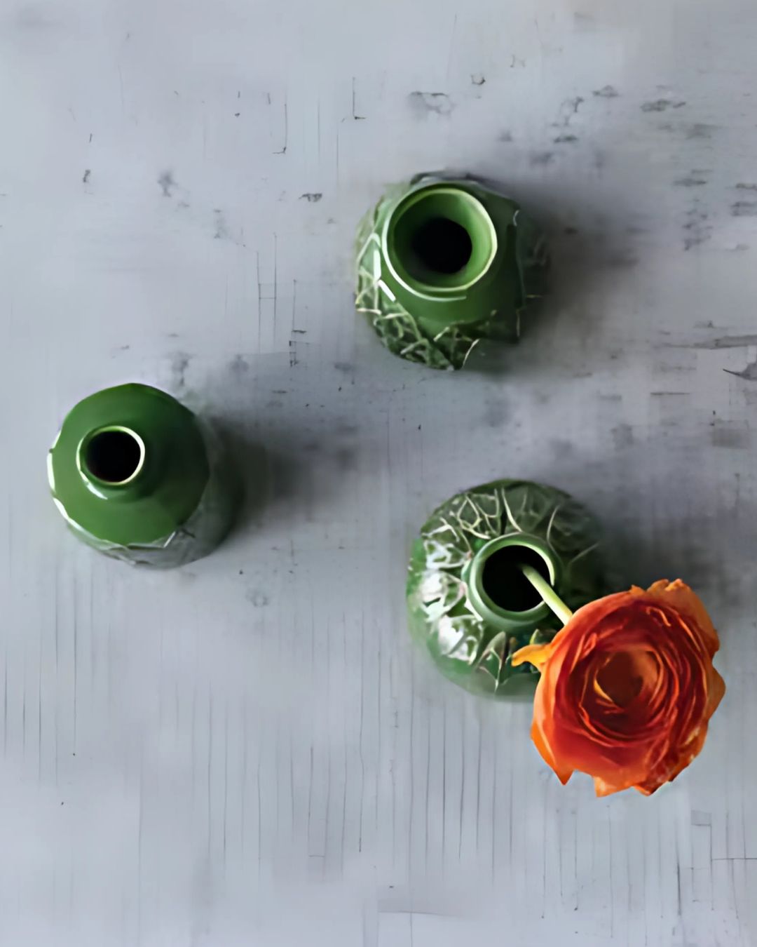 SET DE 3 FLORERO GREEN