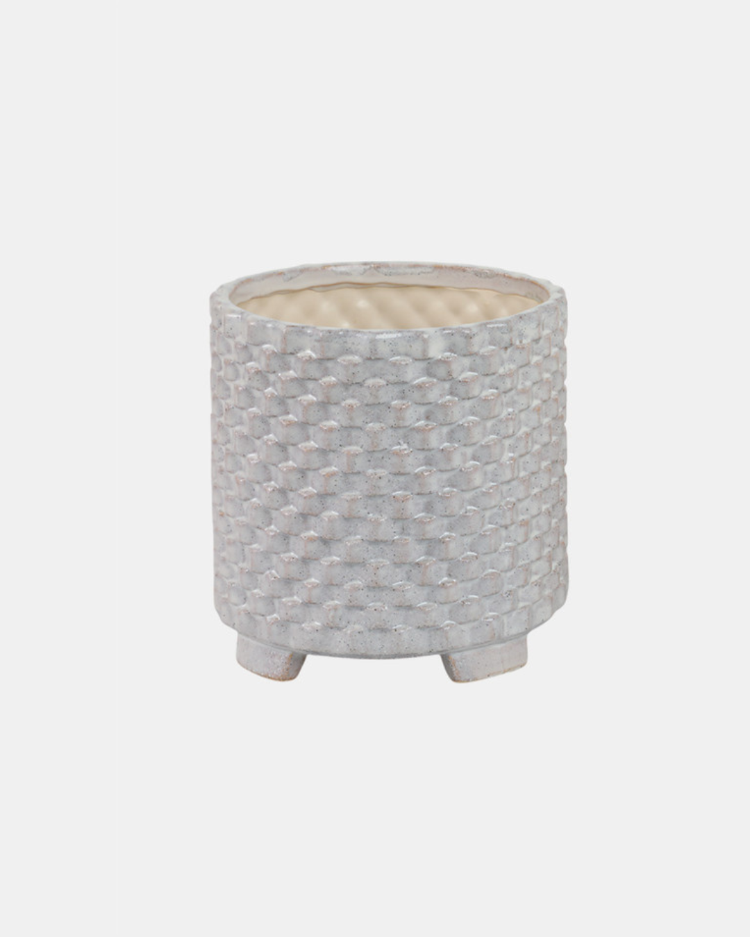 MACETA TEXTURED FOOTED