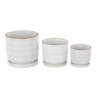 POT CERAMIC WHITE