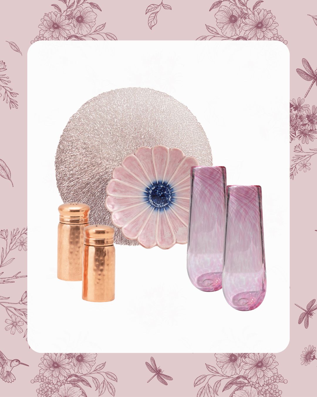 GOLD/ROSE SET