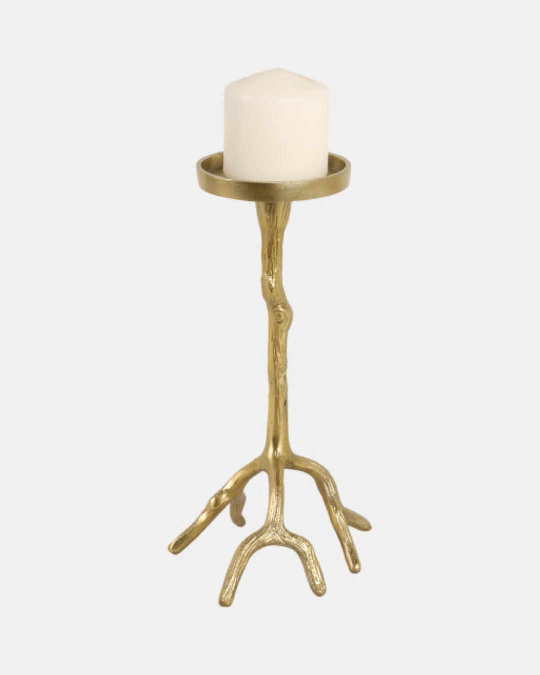 CANDLE  ROOTS HOLDER ORO