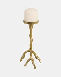 CANDLE  ROOTS HOLDER ORO
