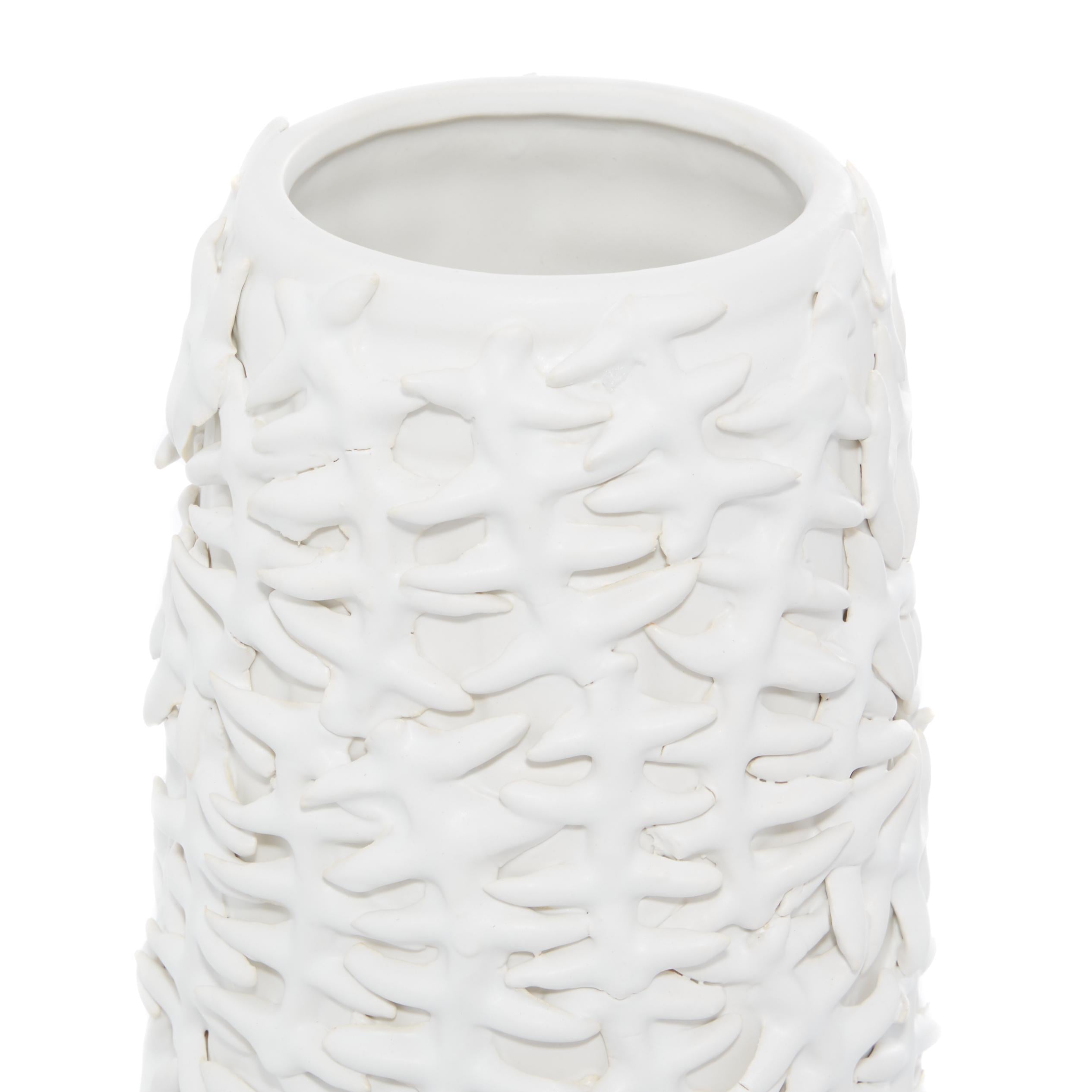 JARRÓN FLORAL RELIEVE