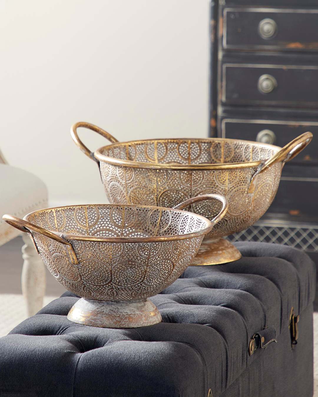 BOWL METAL GOLD