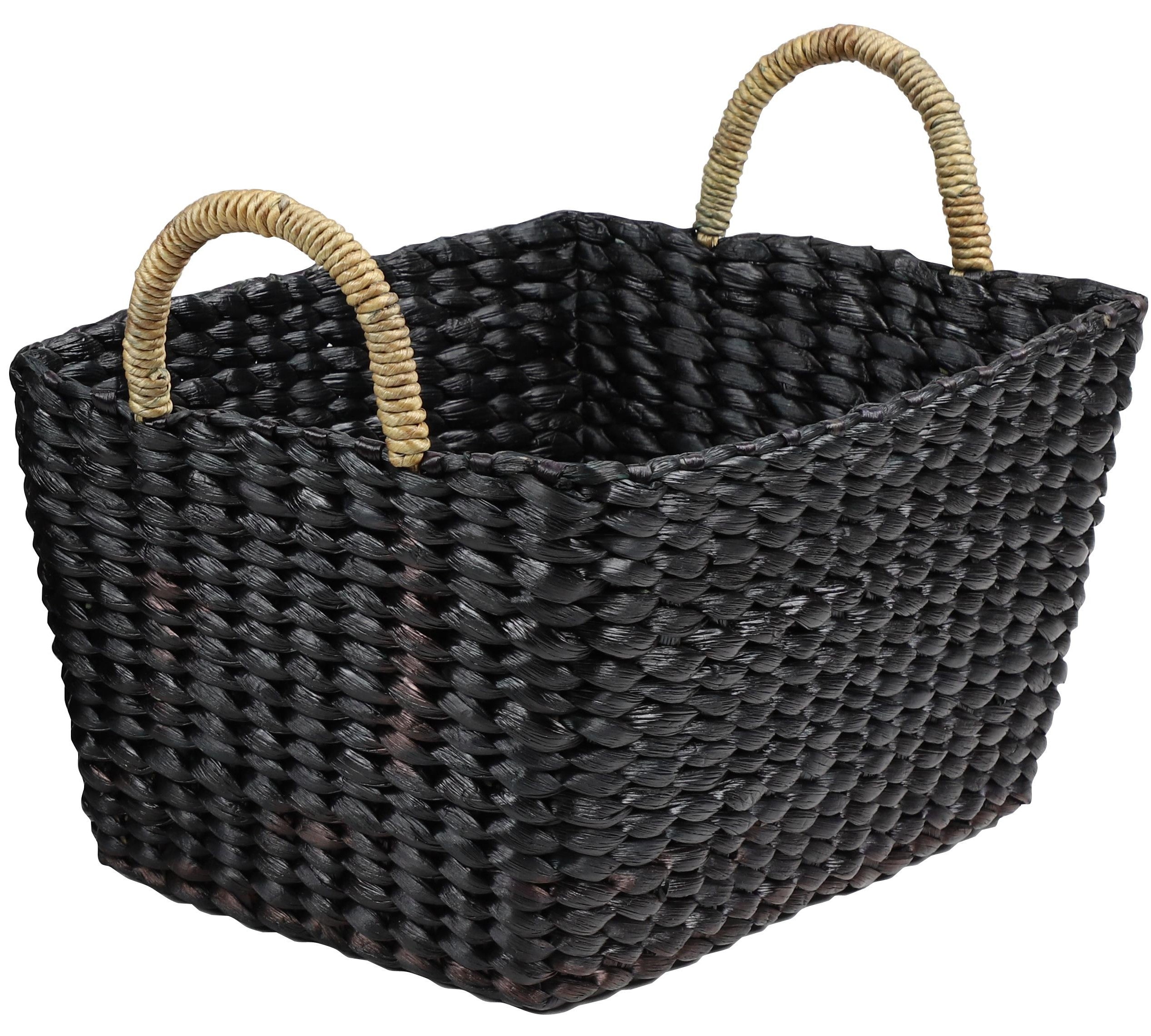 CESTA AGARRADERAS NEGRO