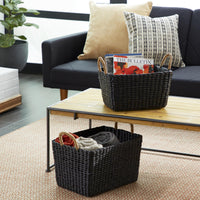 CESTA AGARRADERAS NEGRO