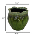 CERAMIC PLANTER GREEN