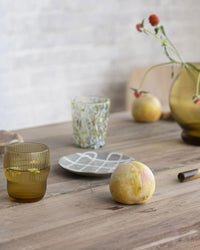 SET DE 4 VASO RIBBED