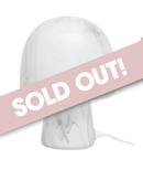 GLASS MUSHROOM TABLE LAMP