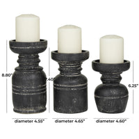 PORTAVELA BLACK