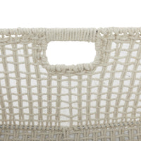 CESTA CUADRADA BLANCA
