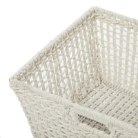 CESTA CUADRADA BLANCA