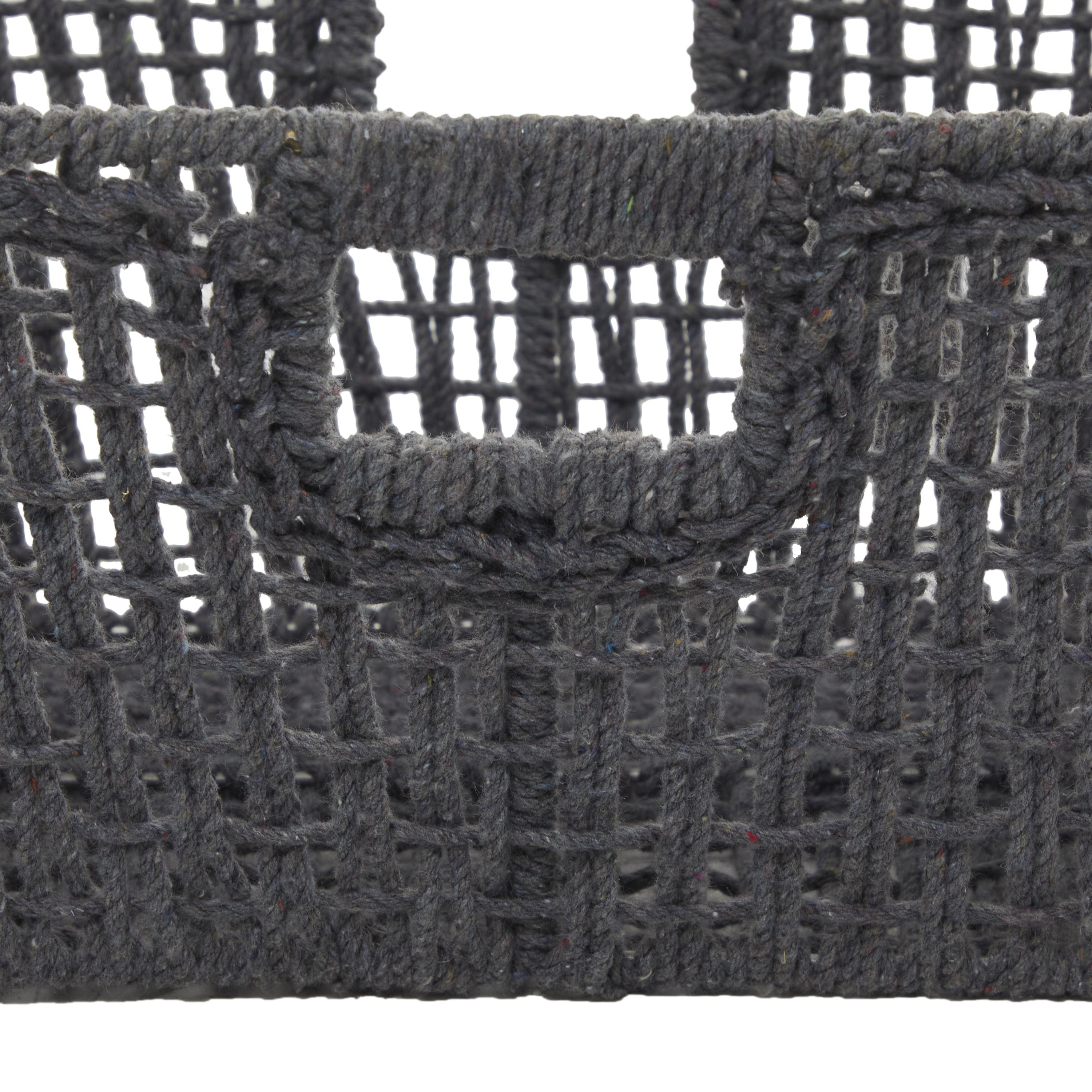 CESTA CUADRADA NEGRA
