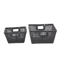 CESTA CUADRADA NEGRA