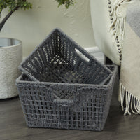 CESTA CUADRADA NEGRA