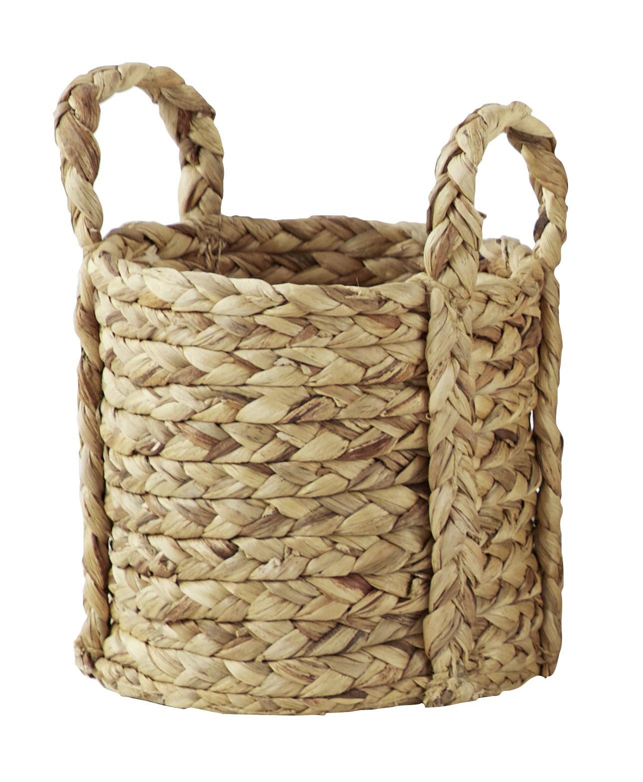 CESTA CUADRADA AGARRADERA NATURAL
