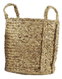 CESTA CUADRADA AGARRADERA NATURAL
