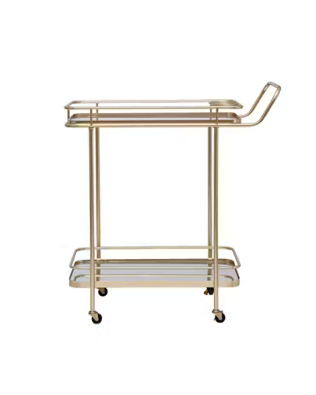 CARRITO BAR METAL GLASS