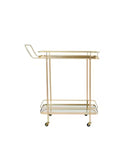 CARRITO BAR METAL GLASS