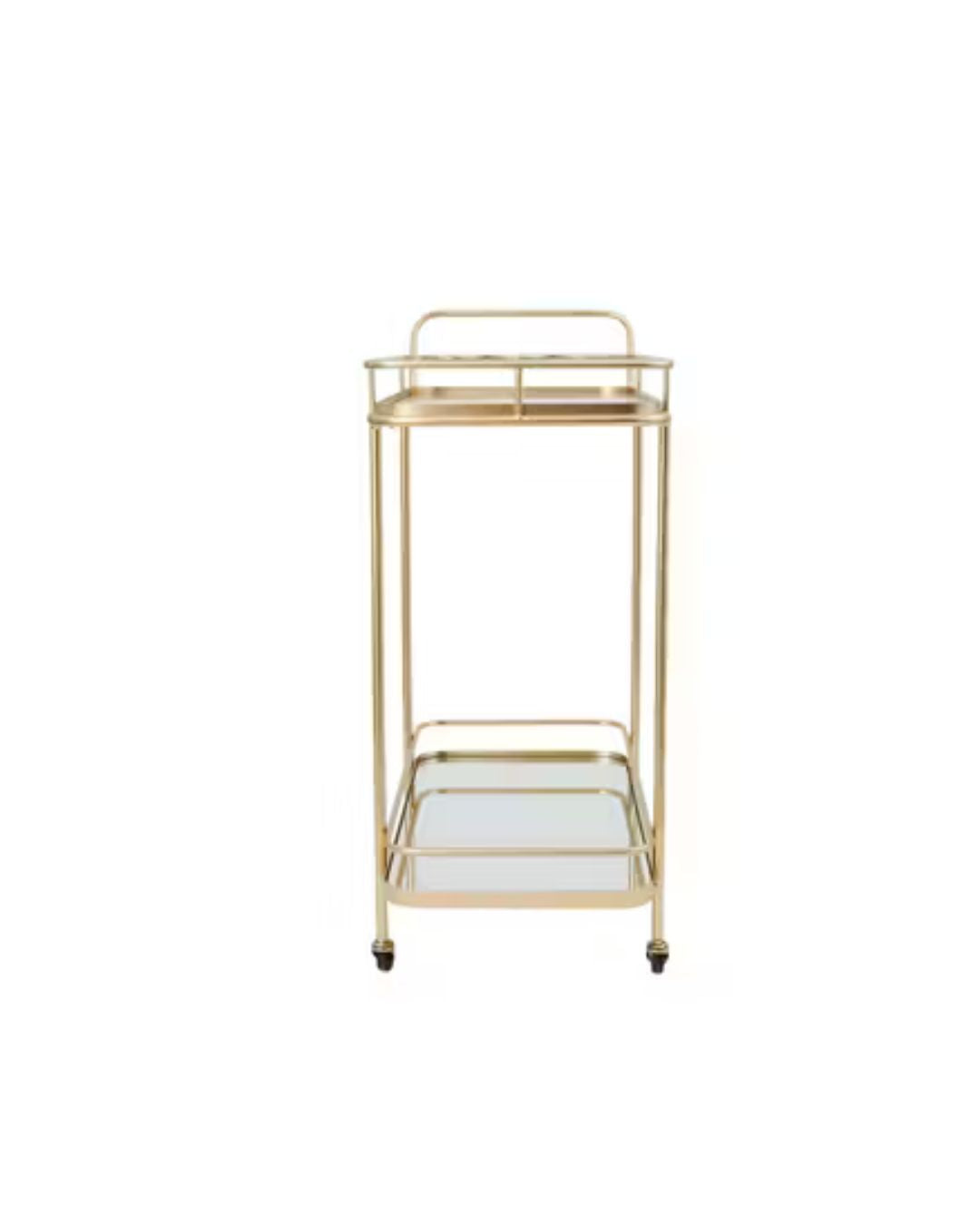CARRITO BAR METAL GLASS