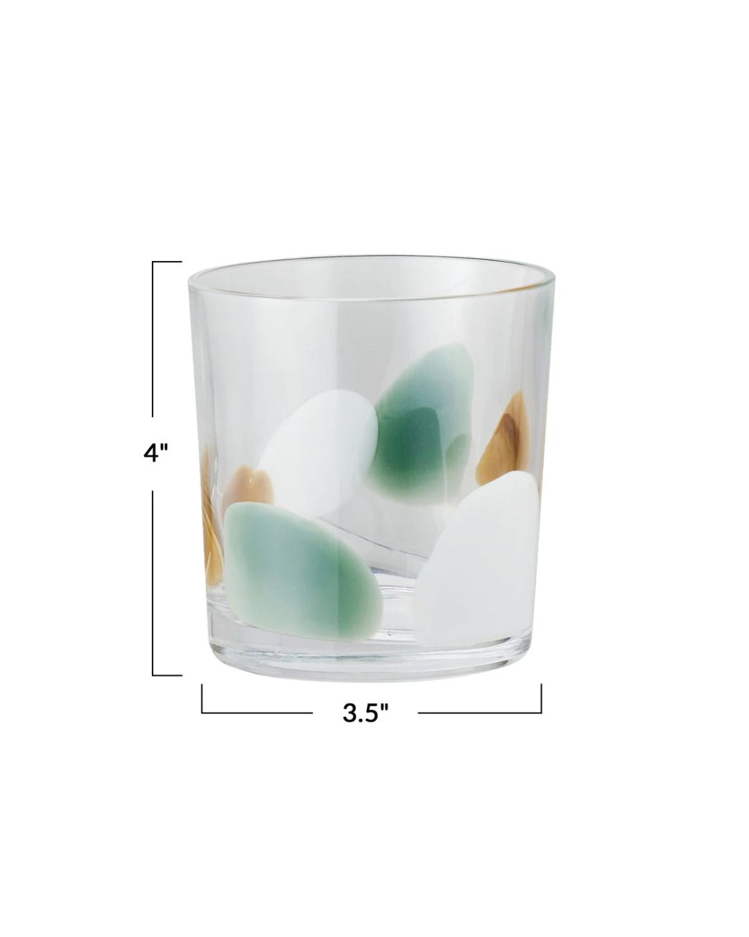 SET DE 4 VASO PEBBLE