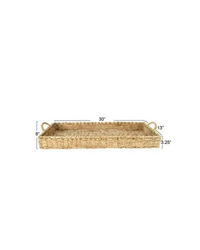 CHAROLA RECTANGULAR SEAGRASS