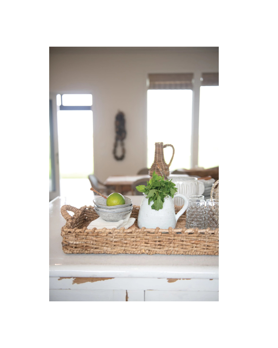 CHAROLA RECTANGULAR SEAGRASS
