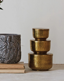 CAJA GOLD HAMMERED