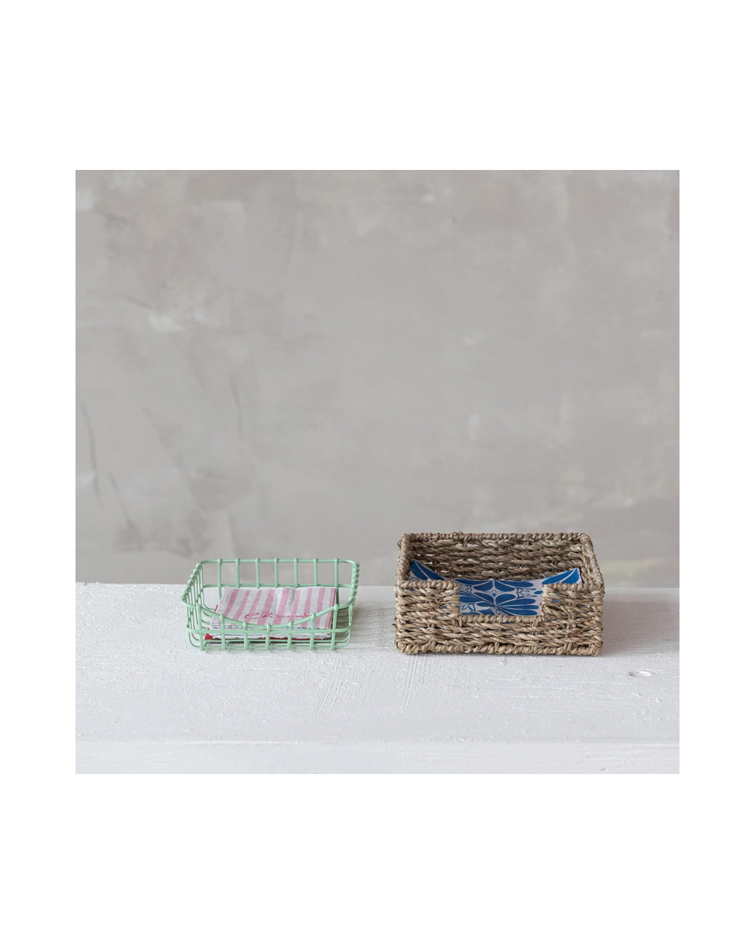 NAPKIN HOLDER WOVEN
