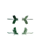 LIBÉLULA DECORATIVA VERDE