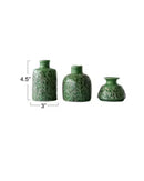 SET DE 3 FLORERO GREEN