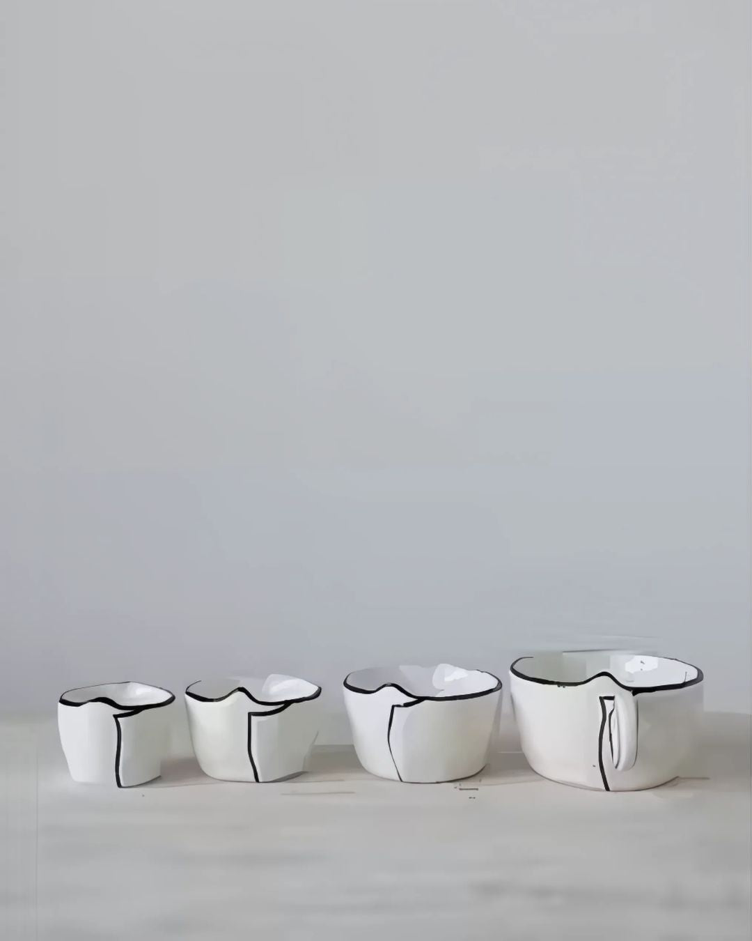 SET DE 4 TAZAS MEDIDORAS