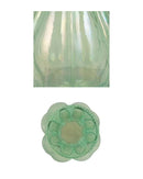 SET DE 4 DEBOSSED GLASS VASES