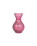 SET DE 4 DEBOSSED GLASS VASES