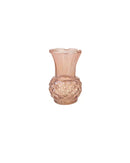 SET DE 4 DEBOSSED GLASS VASES