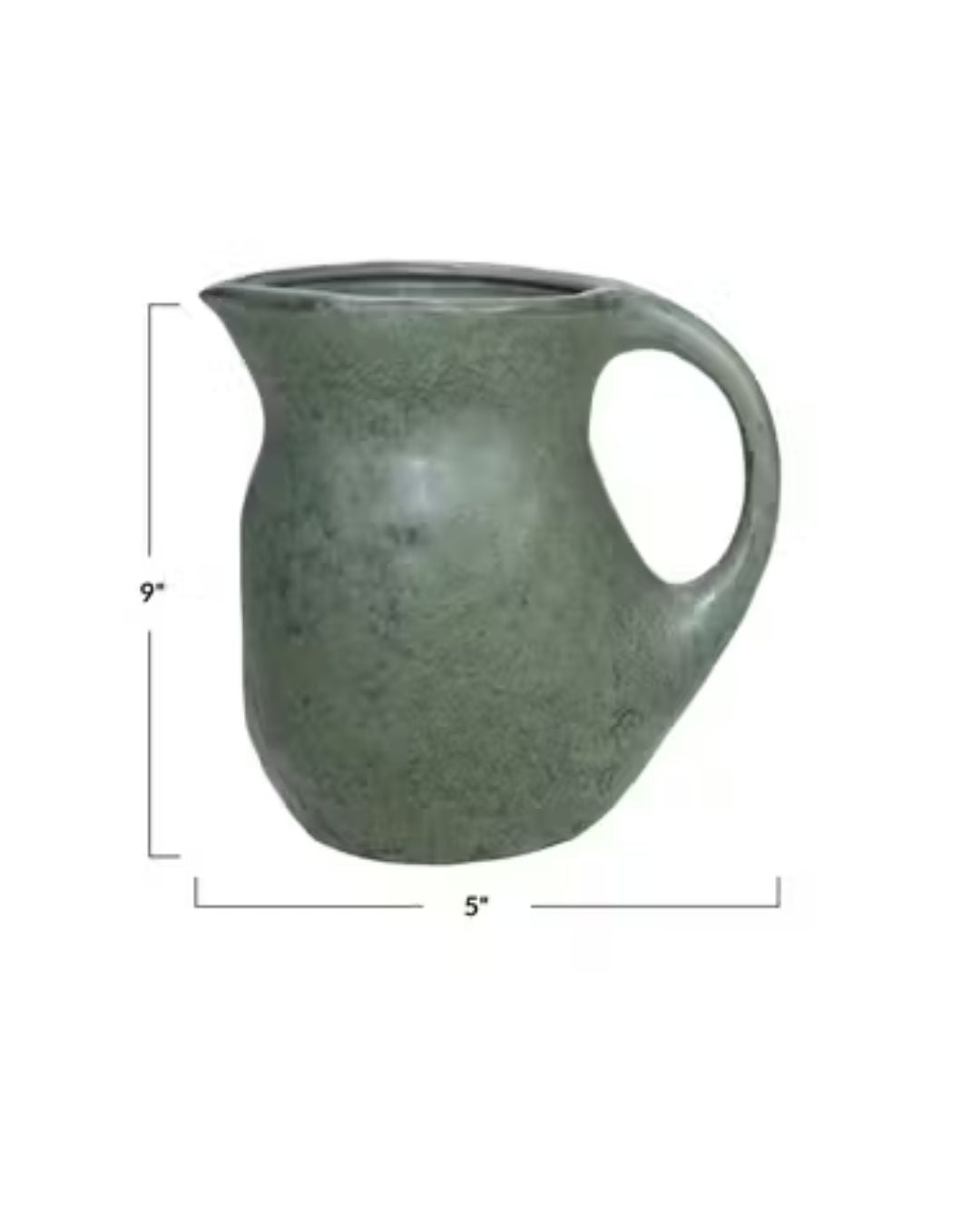 JARRA DE GRES VERDE