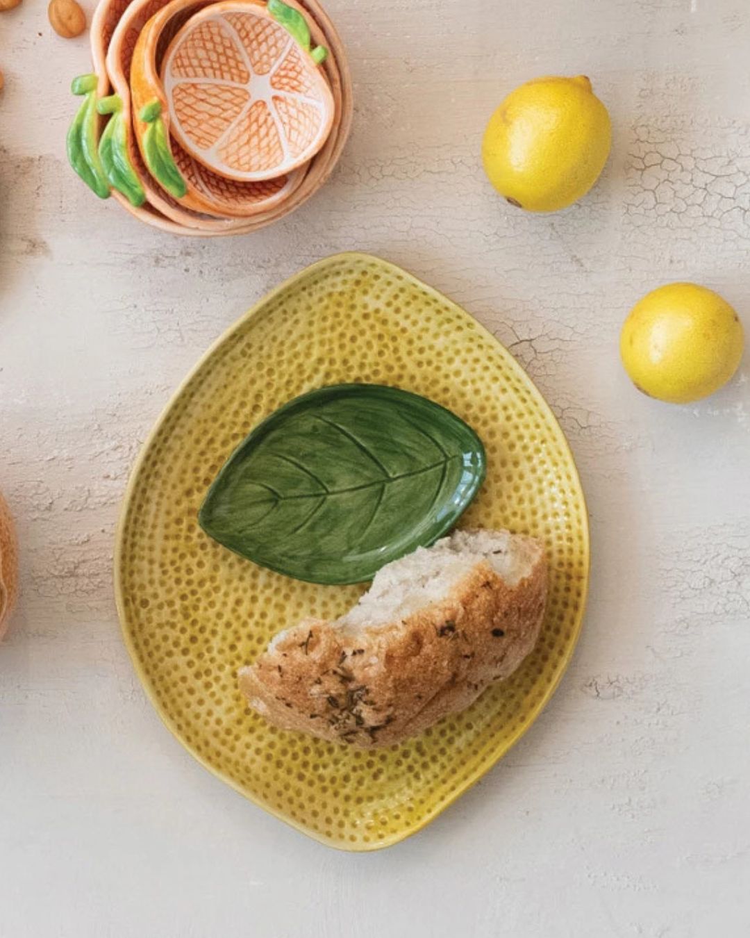 SET DE 2 PLATE LEMON