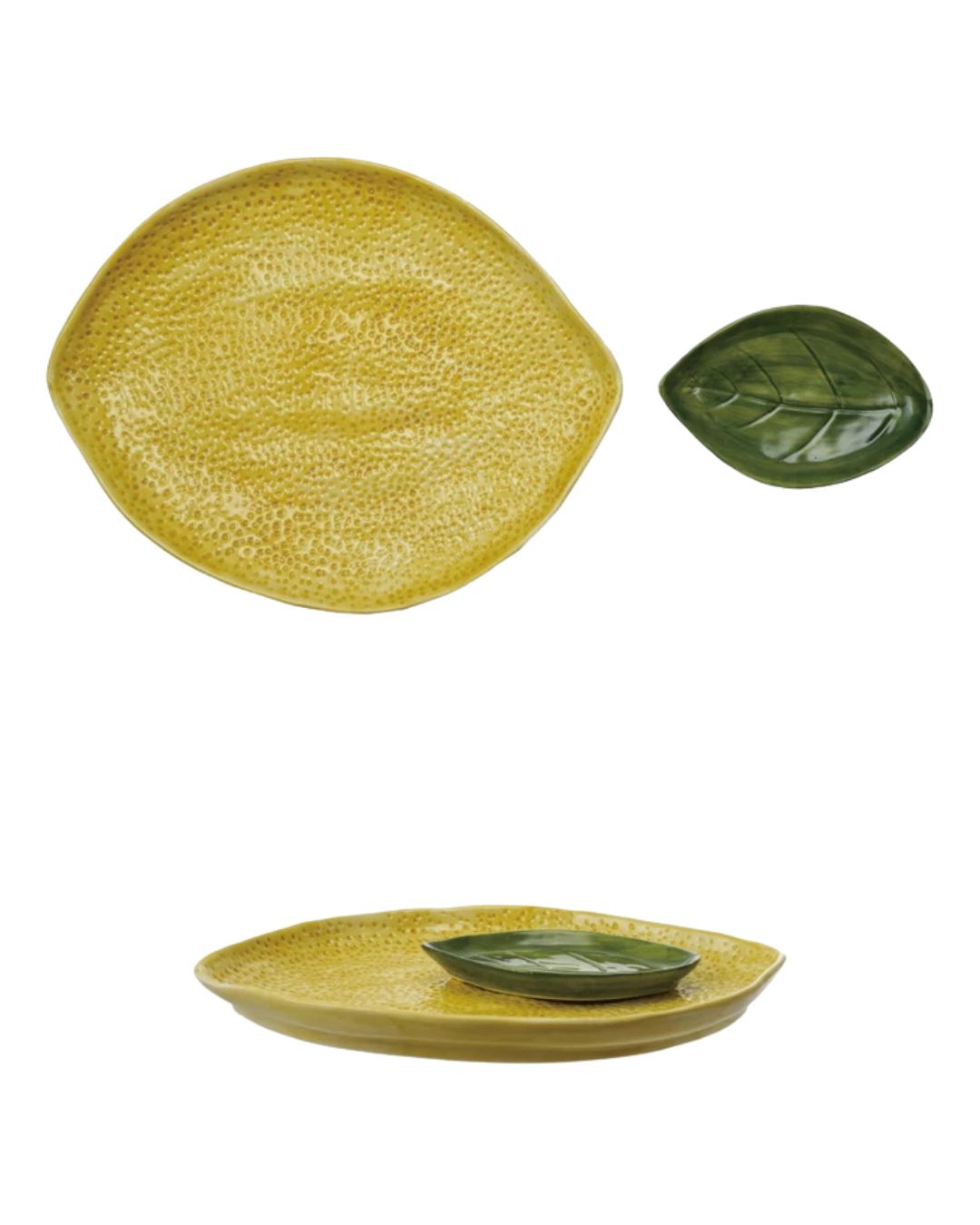 SET DE 2 PLATE LEMON