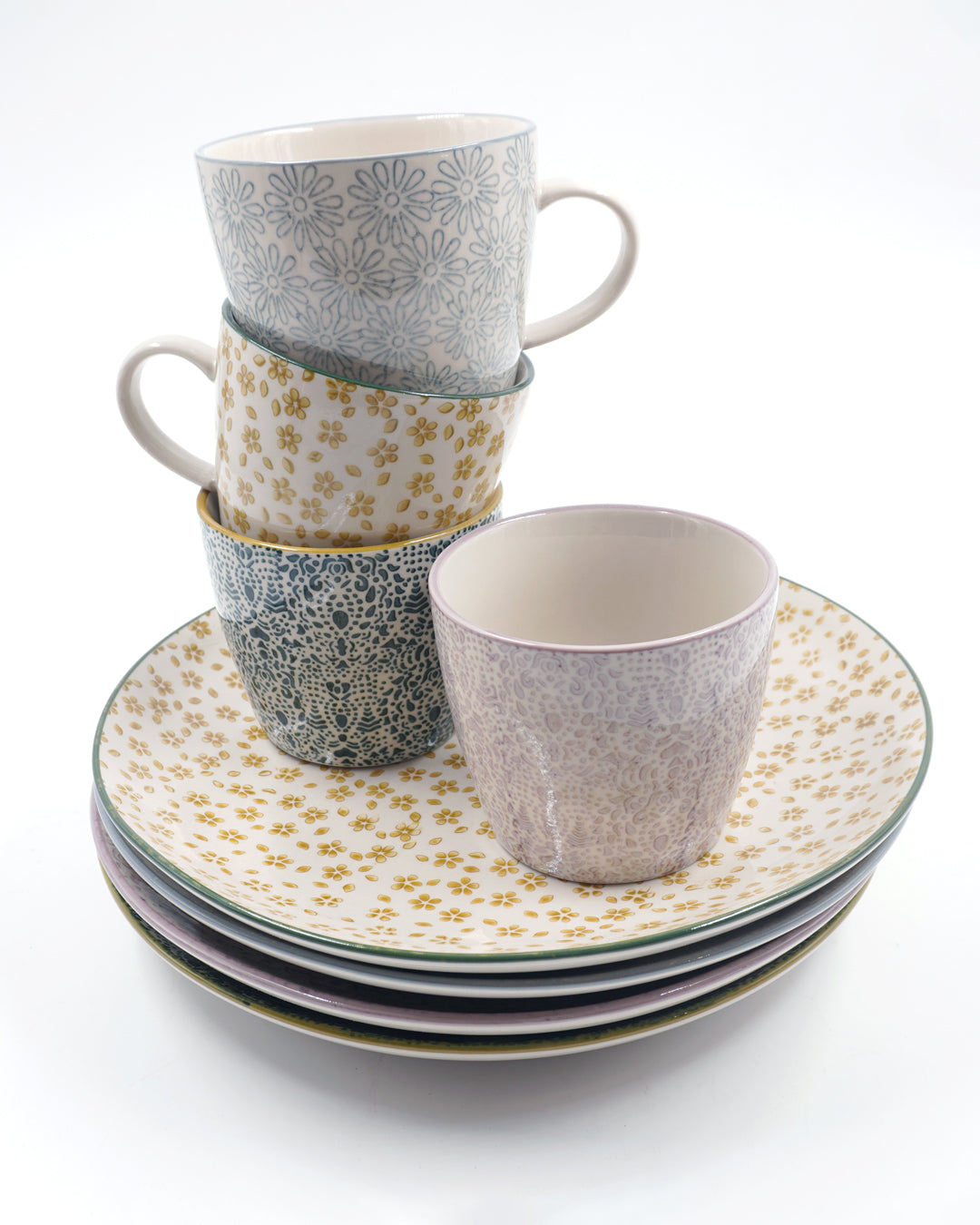 SET DE 4 TAZAS HANA