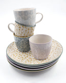 SET DE 4 TAZAS HANA