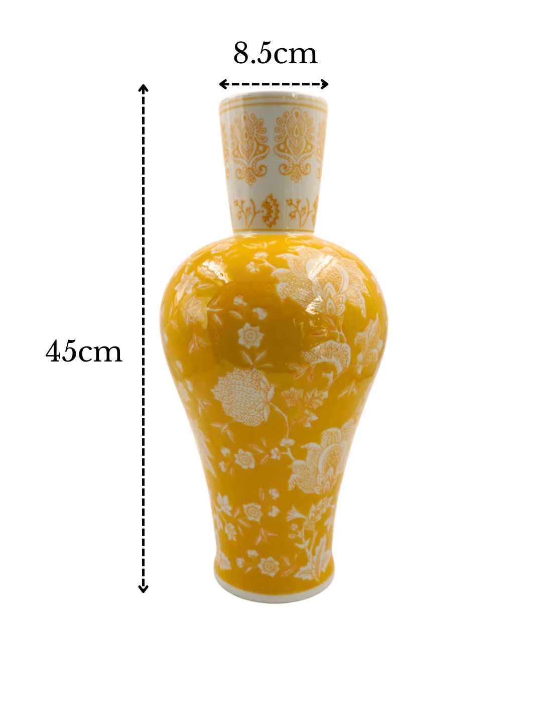 JARRÓN ANTIQUE AMARILLO