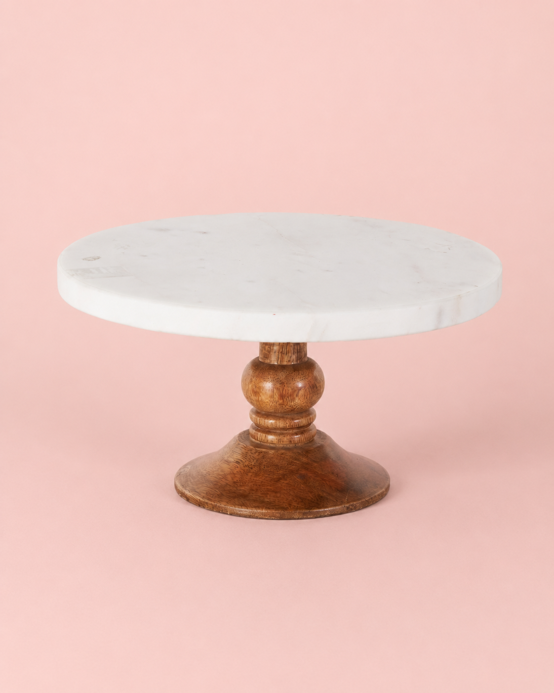 PASTELERO DE MÁRMOL Y MADERA