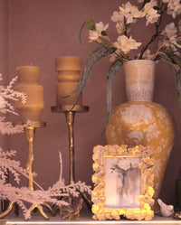 JARRÓN ANTIQUE AMARILLO