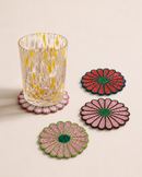 S/4 PORTAVASOS FLOWERS