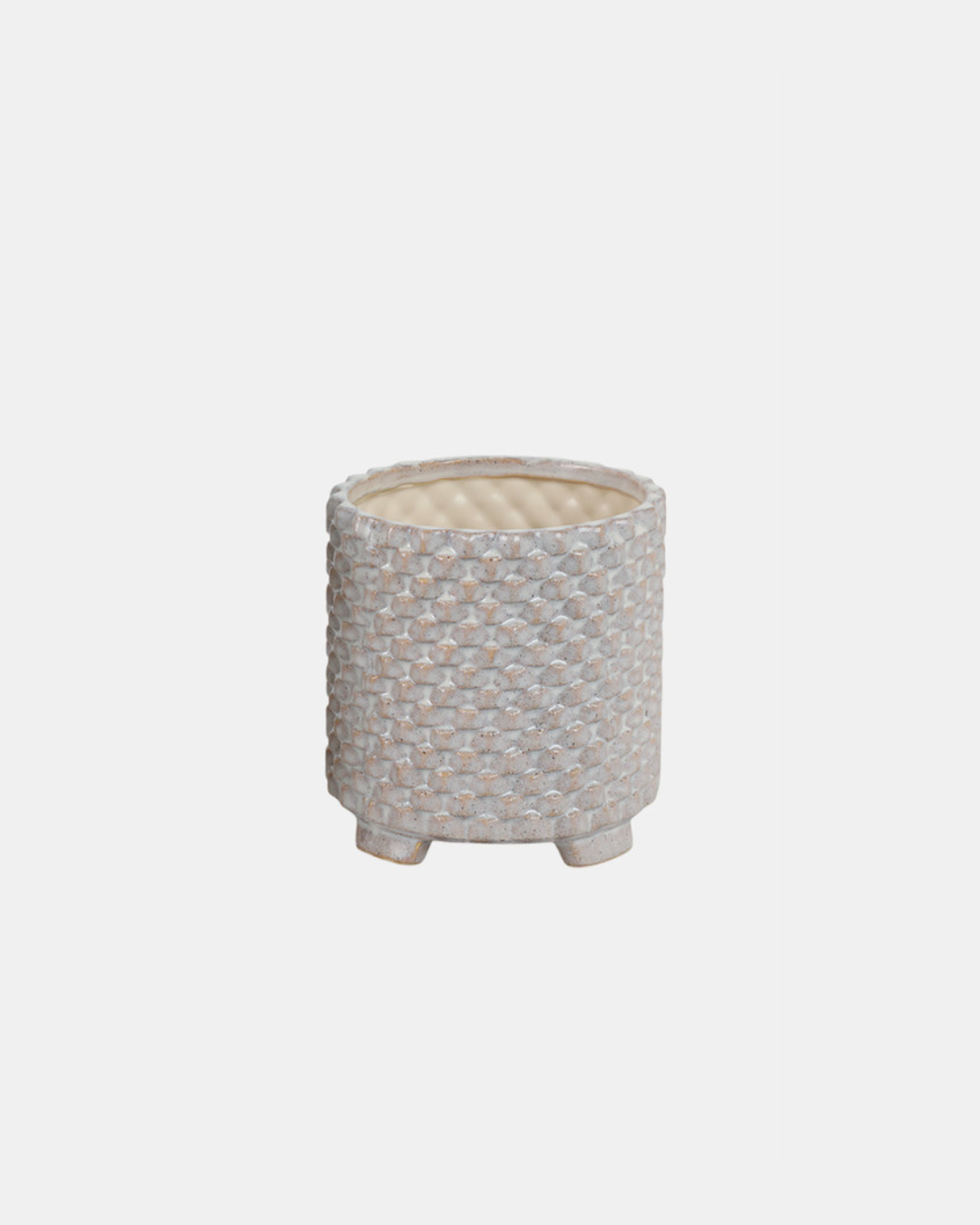 MACETA TEXTURED FOOTED