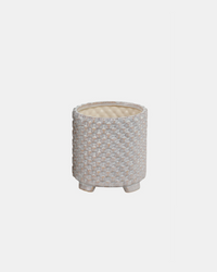 MACETA TEXTURED FOOTED